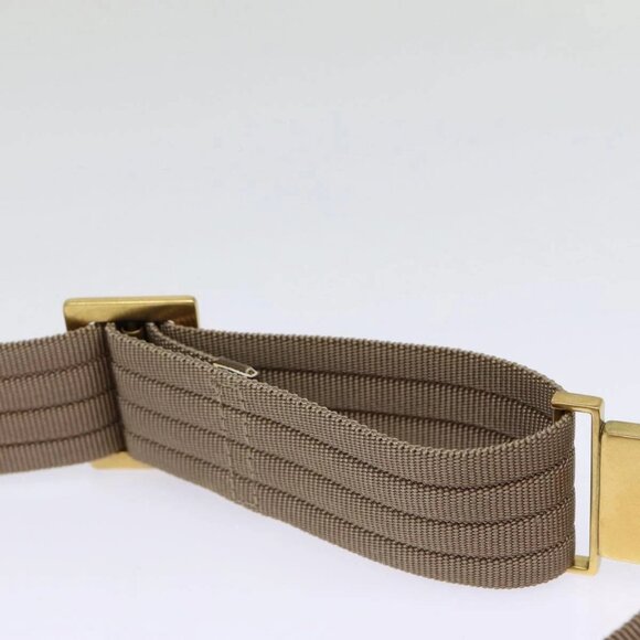 Salvatore Ferragamo Waist bag Canvas Beige Gold Auth - Picture 7 of 16